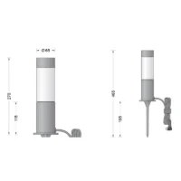 BEGA Gartenleuchte mit Opalglas-Diffusor und Erdspieß – BEGA UniLink® – Bild 5