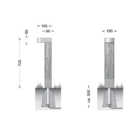 Bega Garten- und Wegeleuchte abgeblendet aus Accoya®-Holz – Bild 6