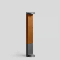 BEGA Pollerleuchte mit Accoya®-Holz Grafit