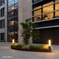 BEGA Pollerleuchte rund – freistrahlend mit rotationssymmetrischer Lichtverteilung – Bild 5