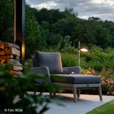 BEGA Gartenleuchte mit Standfuß BEGA UniLink®