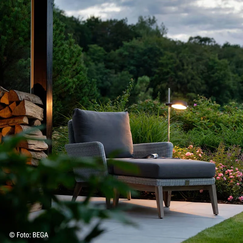 BEGA Gartenleuchte mit Standfuß BEGA UniLink®