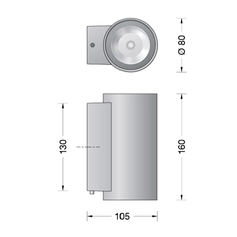 BEGA Wandleuchte Rund breitstreuend - Up & Downlight – Bild 6