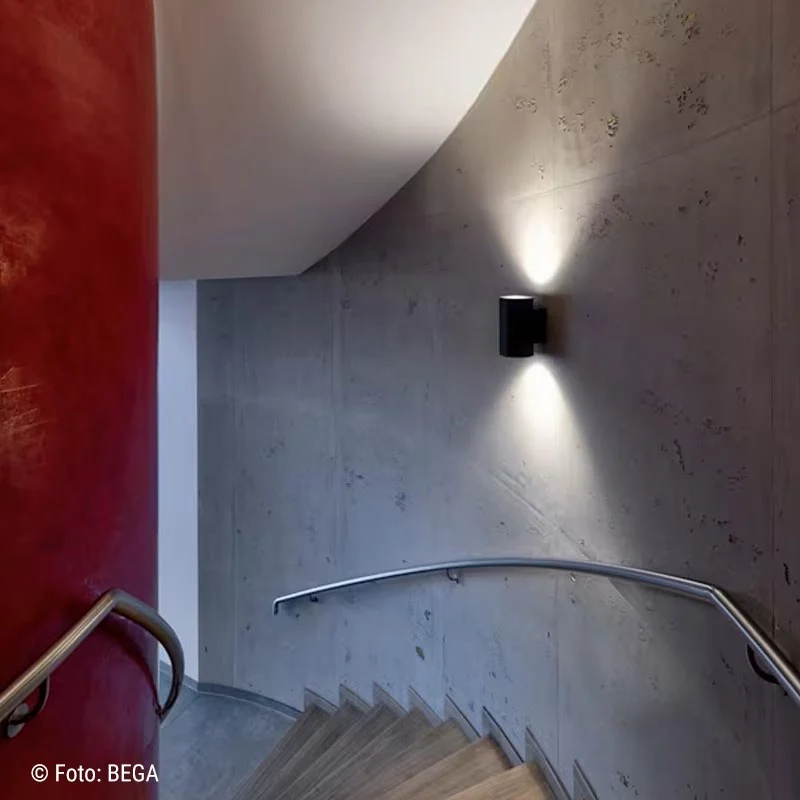 BEGA Wandleuchte Rund breitstreuend - Up & Downlight – Bild 2