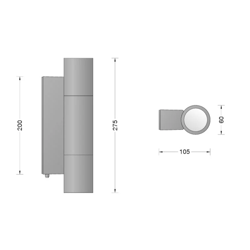 BEGA Wandleuchte mit gerichtetem Licht - Up & Downlight – Bild 8