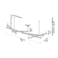 Luceplan Dix Bougies Pendelleuchte – Bild 5