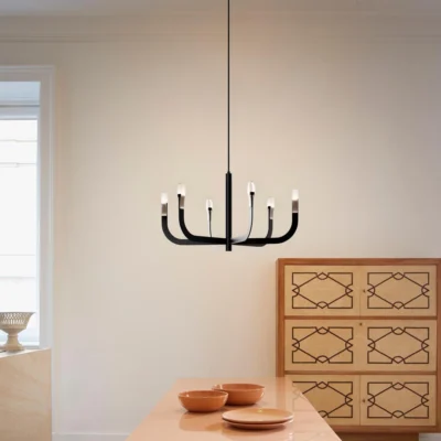 Luceplan J-us Kronleuchter 6-flammig Ambiente