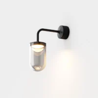 IP44.DE aam.2 LED-Außenwandleuchte Deep Black