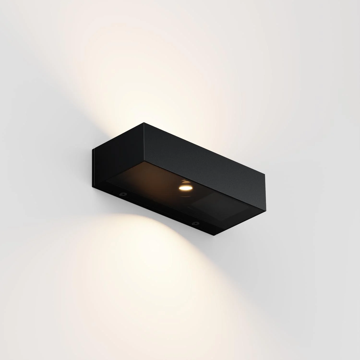 IP44.DE iem.2 X LED-Außenwandleuchte Deep Black