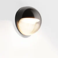 IP44.DE las.2 LED-Außenwandleuchte Deep Black