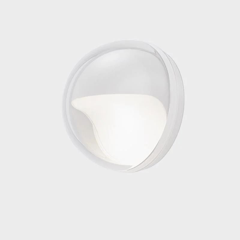 IP44.DE las.2 LED-Außenwandleuchte Pure White