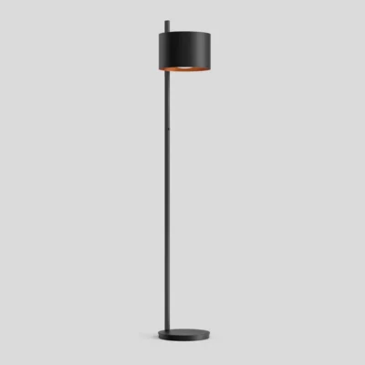 BEGA Bodenstehleuchte Studio Line 183 cm Samtschwarz Kupfer