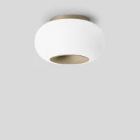 BEGA Deckenleuchte Calm Line Ø 35 cm mit eingebautem Tiefstrahler