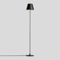 BEGA Stehleuchte Studio Line 140 cm Samtschwarz Messing matt