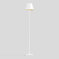 BEGA Stehleuchte Studio Line 140 cm Samtweiss Messing matt