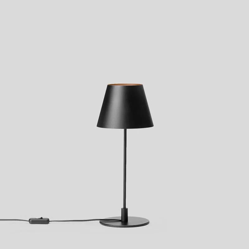 BEGA Tischleuchte Studio Line 40 cm | Zweiseitiger Lichtaustritt Samtschwarz Kupfer matt
