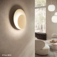 BEGA Wandleuchte Calm Line mit 360º radialem Lichtaustritt