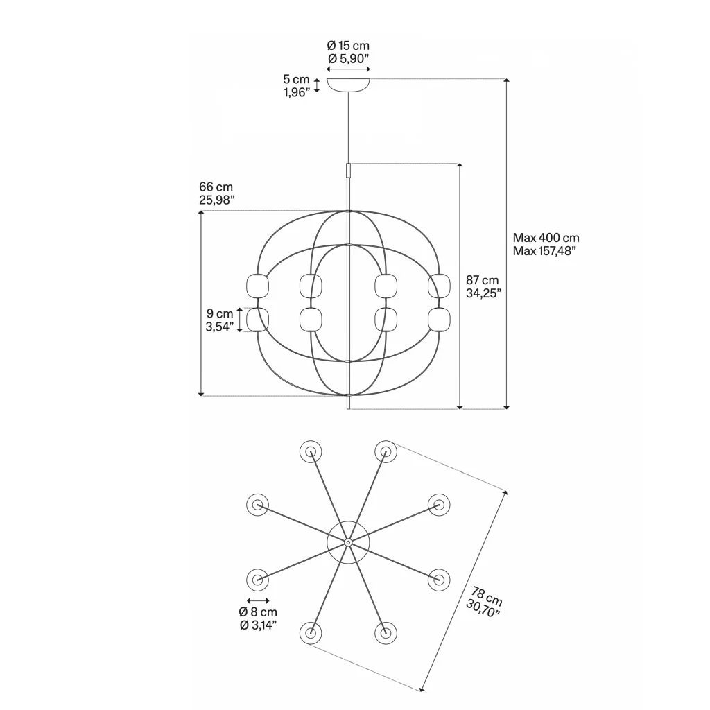 Lodes Axia LED Pendelleuchte – Bild 12