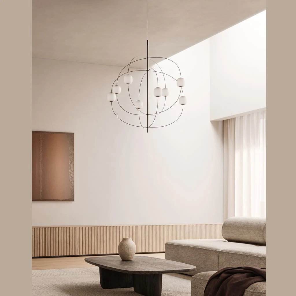 Lodes Axia LED Pendelleuchte Ambiente Wohnraum