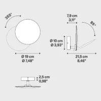 Lodes Puzzle Single Round Außenwandleuchte – Bild 7