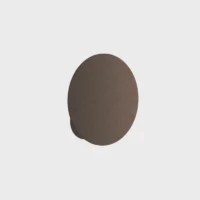 Lodes Puzzle Single Round Außenwandleuchte Natrual Brown