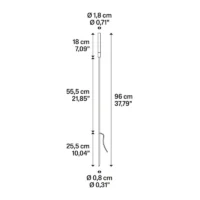 Lodes Reed 60 Pod Gartenleuchte – Bild 10