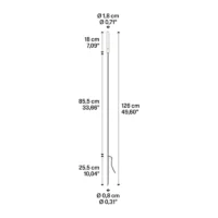 Lodes Reed 90 Pod Gartenleuchte – Bild 9