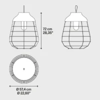 Lodes Stitch Large Outdoor Bodenleuchte – Bild 10