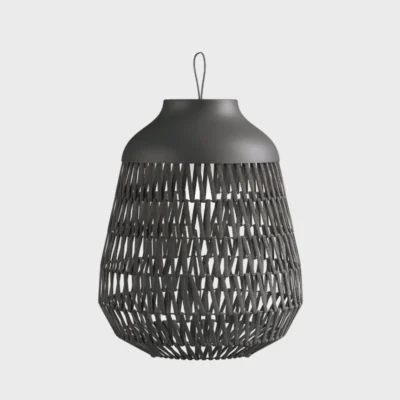 Lodes Stitch Large Outdoor Bodenleuchte Anthrazit