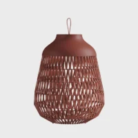 Lodes Stitch Large Outdoor Bodenleuchte Rot