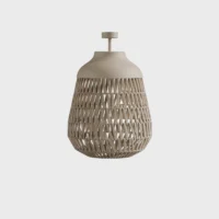 Lodes Stitch Medium Outdoor Deckenleuchte Elfenbein