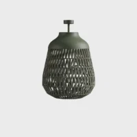 Lodes Stitch Medium Outdoor Deckenleuchte Olivgrün