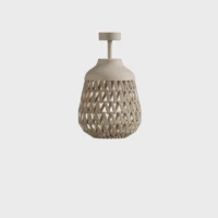 Lodes Stitch Small Outdoor Deckenleuchte Elfenbein