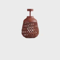 Lodes Stitch Small Outdoor Deckenleuchte Rot