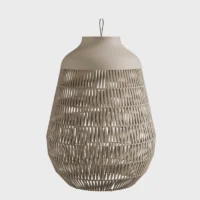 Lodes Stitch Mega Outdoor Bodenleuchte Elfenbein