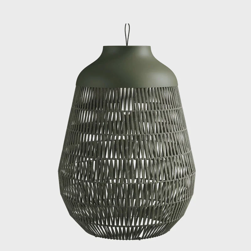 Lodes Stitch Mega Outdoor Bodenleuchte Olivegrün