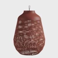 Lodes Stitch Mega Outdoor Bodenleuchte Rot