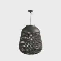 Lodes Stitch Medium Outdoor Pendelleuchte Anthrazit