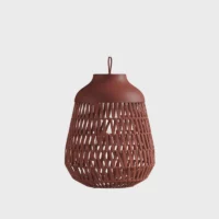 Lodes Stitch Medium Outdoor Tisch- und Bodenleuchte Rot