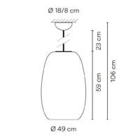 Vibia Closer 1709 Pendelleuchte Außen – Bild 7