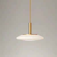 Estiluz Thales 4085S LED-Pendelleuchte Gold Metallic