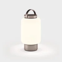 IP44.DE Qu LED-Akkuleuchte Bright Bronze Glass Bone