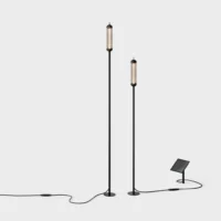 IP44.DE Reed Solar LED-Pollerleuchte Deep Black