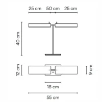 Vibia Asia 3637 LED-Tischleuchte – Bild 9