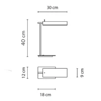 Vibia Asia 3635 LED-Tischleuchte – Bild 10
