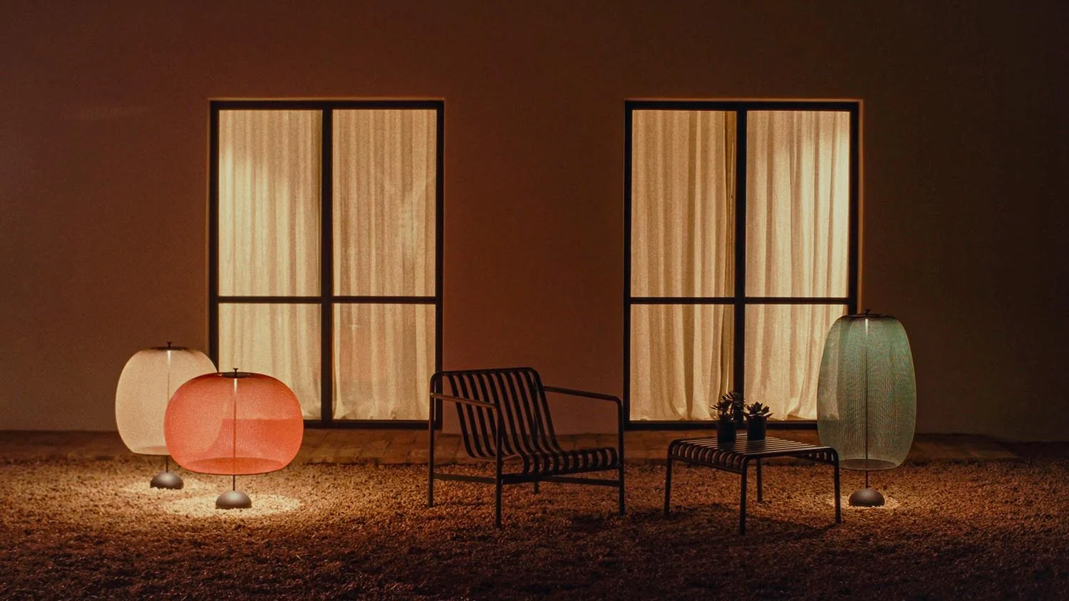 Vibia Closer Akku Bodenleuchten für den Innen- und Aussenbereich