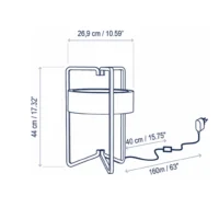 Bover Vuota M/44 Tisch- und Bodenleuchte – Bild 16