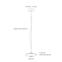 LOOM Design Solene SO Large LED-Pendelleuchte Weiß – Bild 8