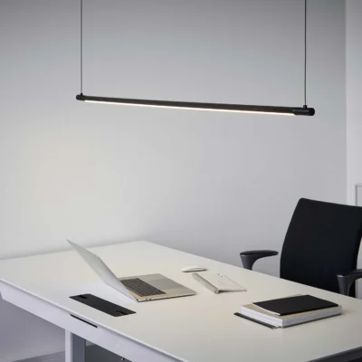 LOOM Design Straw 150 Black LED-Pendelleuchte