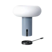 Belux Oto Portable Akku Tischleuchte Pastellblau